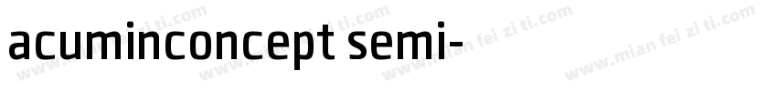 acuminconcept semi字体转换